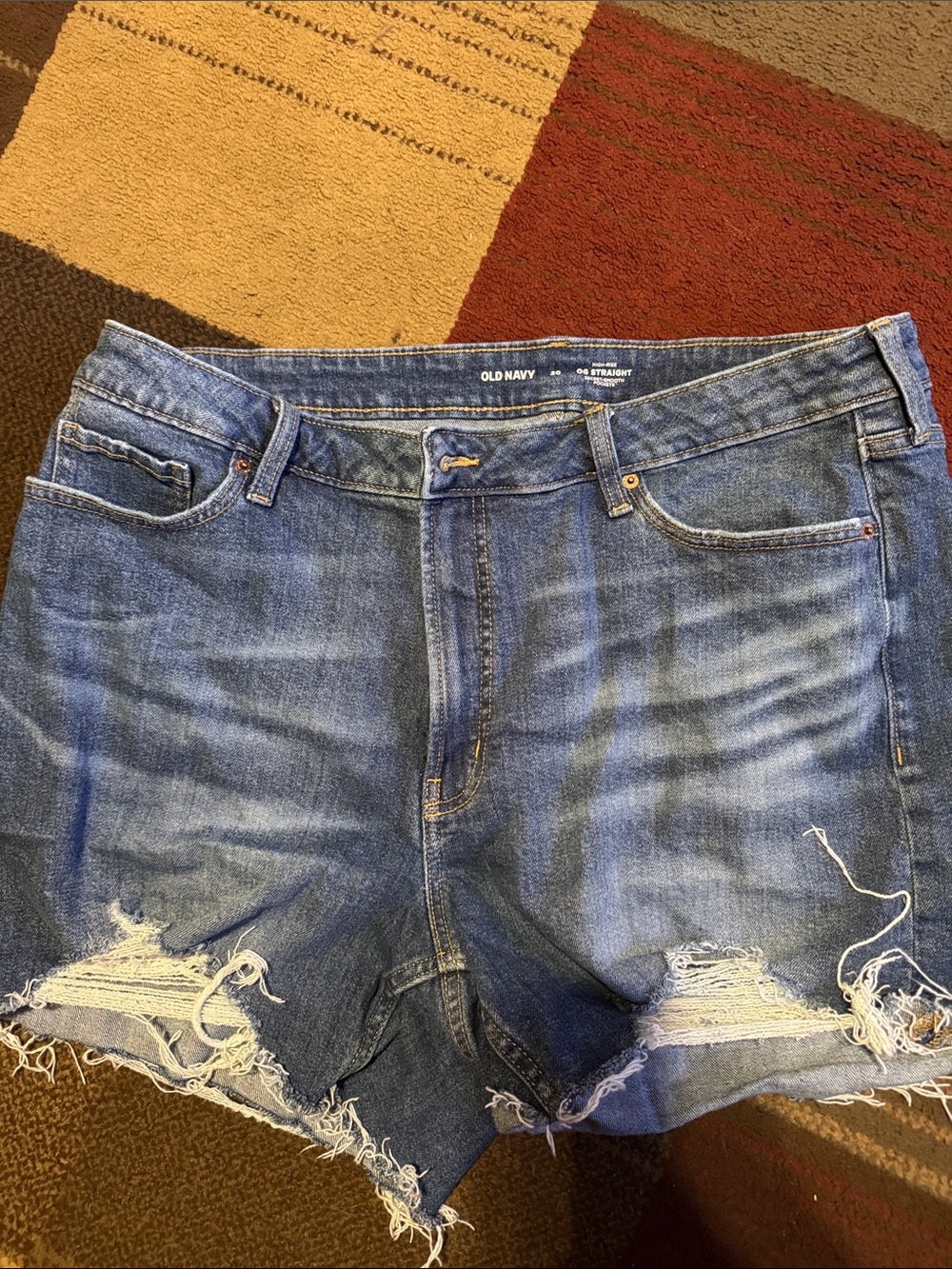 Old Navy Distressed Denim Jean Shorts - Blue